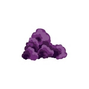 Purple Lightning Cloud